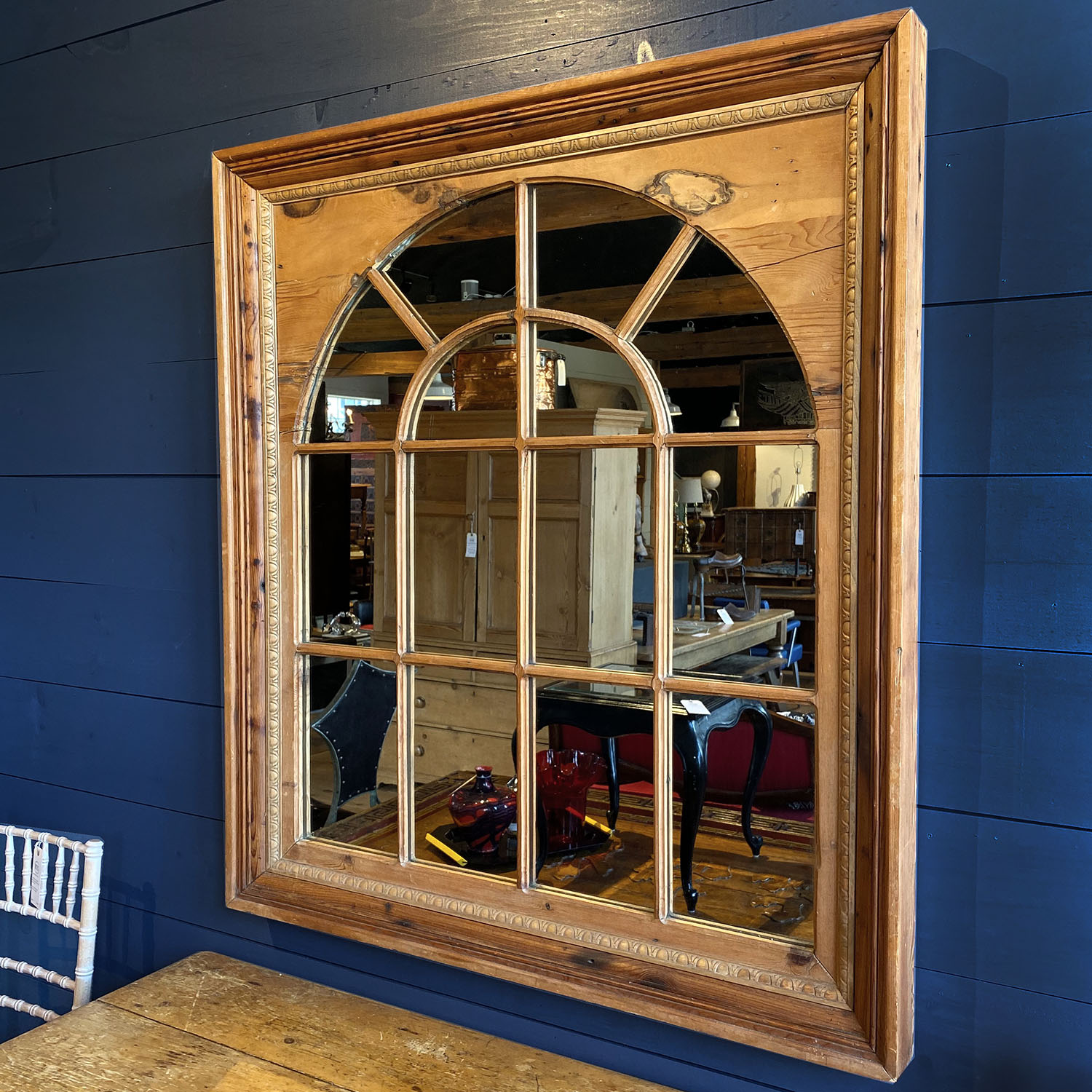 19112401 – Pine Palladian Window Mirror – 4