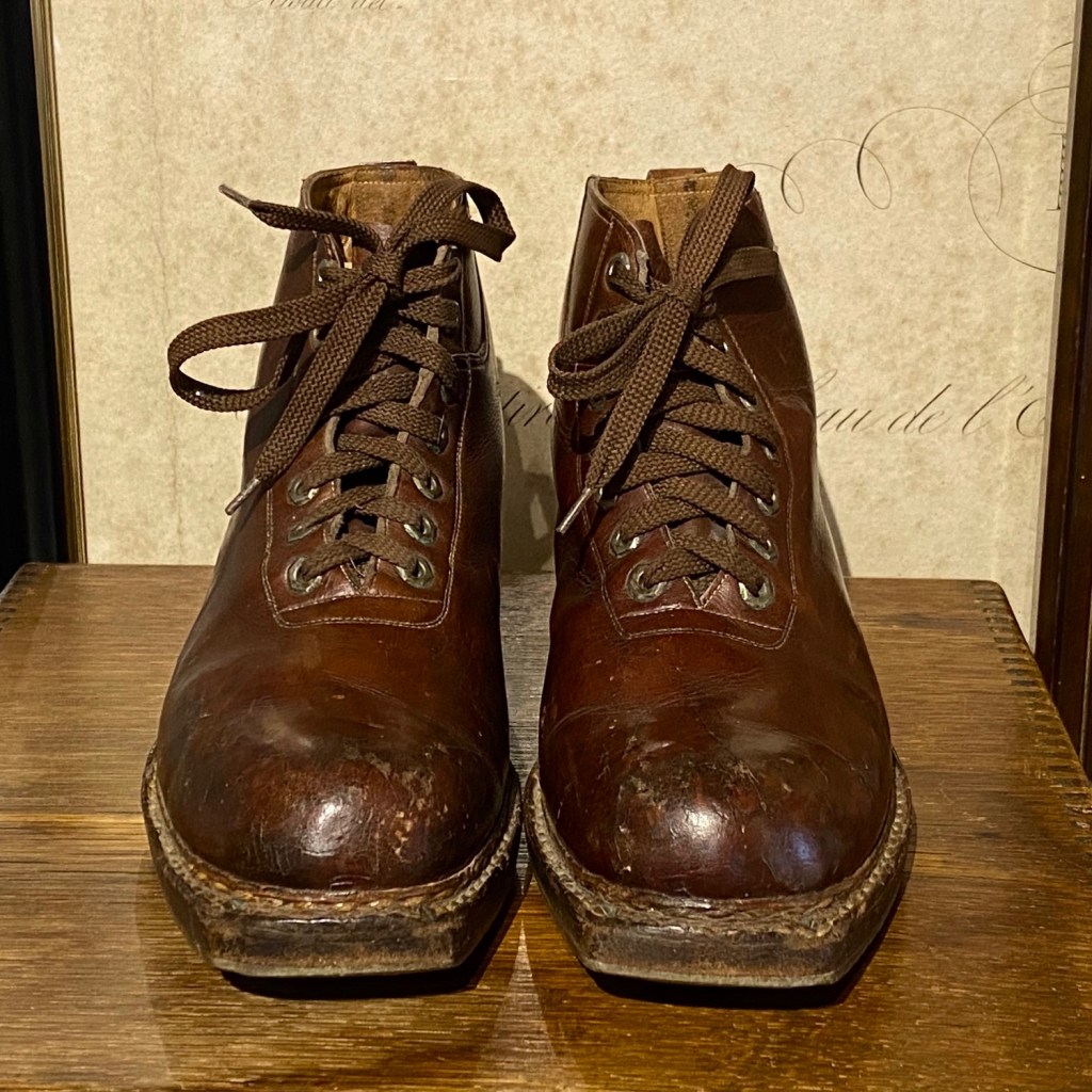 Vintage Pair of Leather Tyrol Ski Boots, Montreal, Size 8.5 EEE ...